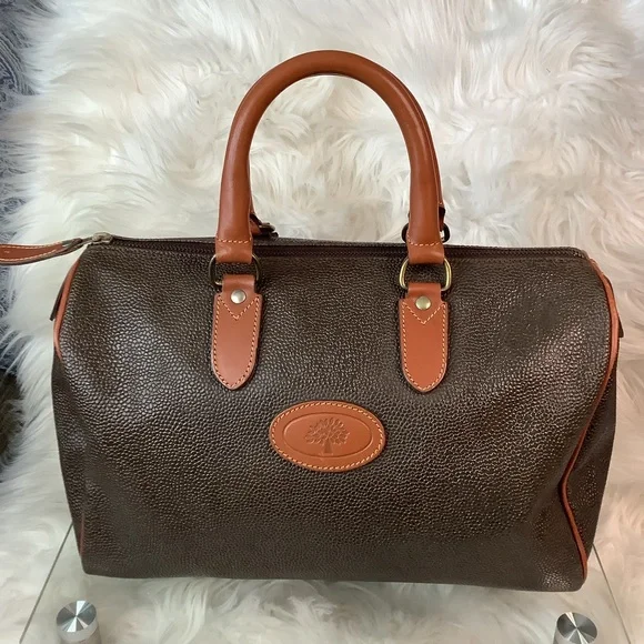 バッグ Mulberry Boston bag Mulberry Boston Bag Handbag Gold Hardware Denim Navy From